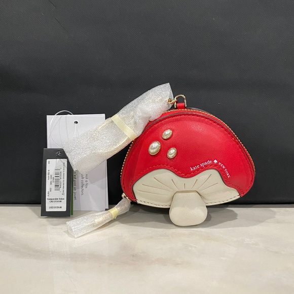 Kate Spade 3d Mushroom Bag Charm - Picture 8 of 12